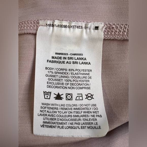 Nike Womens Yoga Wrap High Waist Leggings Plum Chalk‎ Barely Rose Medium - Picture 9 of 12